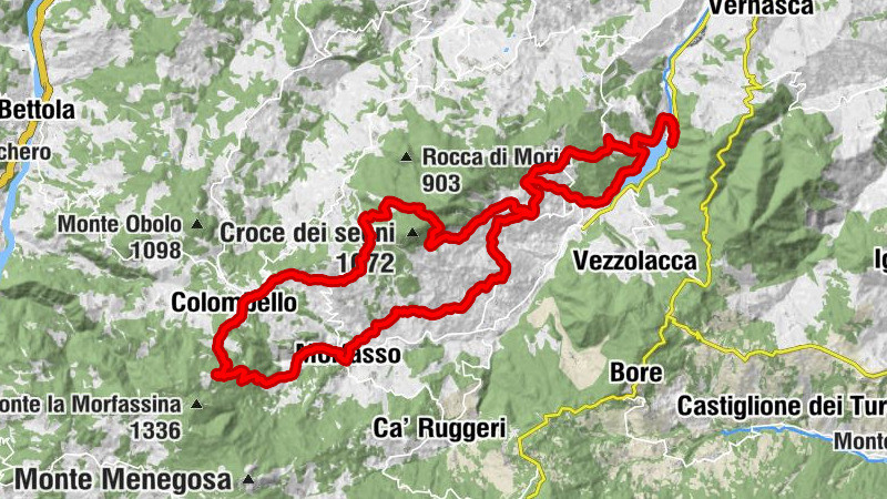 Diga - Favale - Chiesa dei Santi Salvatore e Gallo - Santuario di Santa Franca