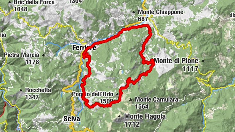 Osteria Dallavalle - Cassimoreno - Chiesa di Canadello - Rifugio Monte Ragola