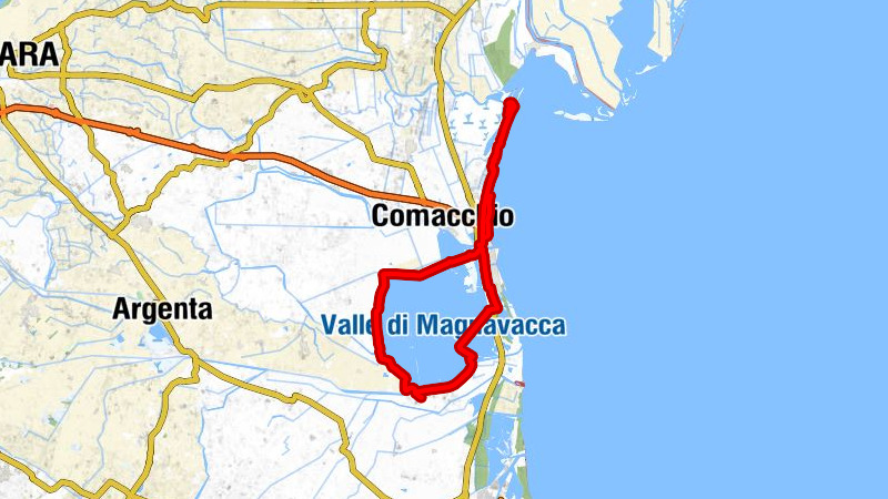 Comacchio - Il Bettolino di Foce - Lido degli Scacchi - Lido di Pomposa