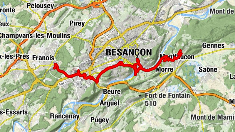 Franois - Redoute de Montfaucon - Église de la Nativité de Notre-Dame - Mont Saint-Etienne