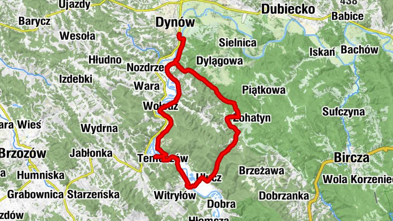 Dynów - Cerkiew św. Dymitra - Bondarów - Cerkiew greckokatolicka św. Michała
