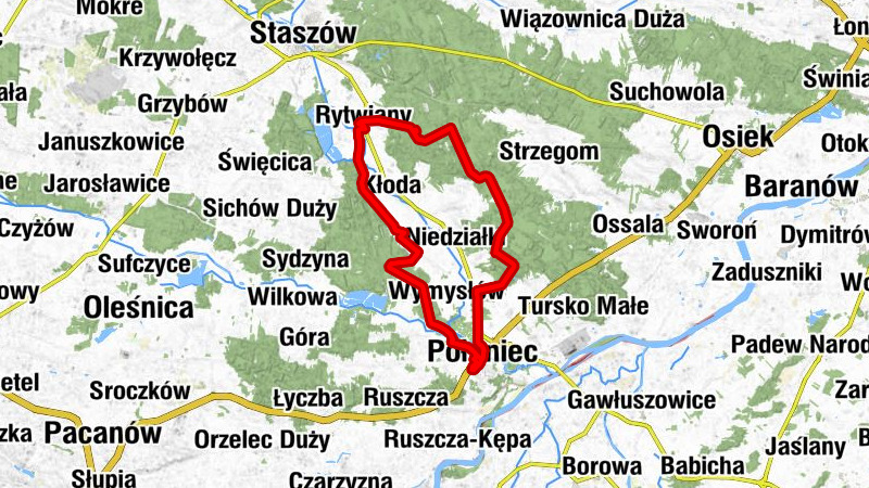 Połaniec - Manufaktura smaków - Kościół pw. Świętego Marcina Biskupa - Kościół pw. Świętego Maksymiliana Marii Kolbego