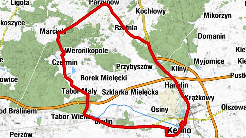 Bralin - Kościół pw. św. Anny - Kościół św. Jana Ewangelisty - Kościół pw. św. Marcina