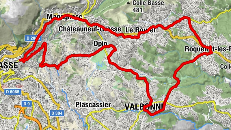 Roquefort-les-Pins - Centre Saint-Joseph - Église Saint-Blaise - Le Plan