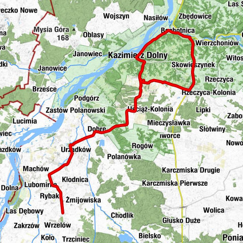 Dratów - Zagłoba - Kaplica - Kazimierz Dolny