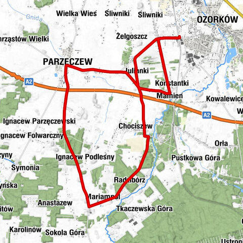 Ozorków - Julianki - Kościół św. Rocha - Parzęczew