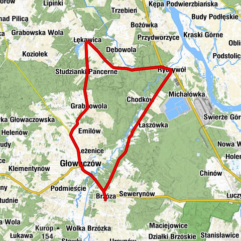 Kościół pw. Świętego Bartłomieja w Brzózie - Kościół pw. Matki Boskiej Wniebowziętej i Królowej Pokoju - Głowaczów - Kościół pw. Świętego Wawrzyńca w Głowaczowie