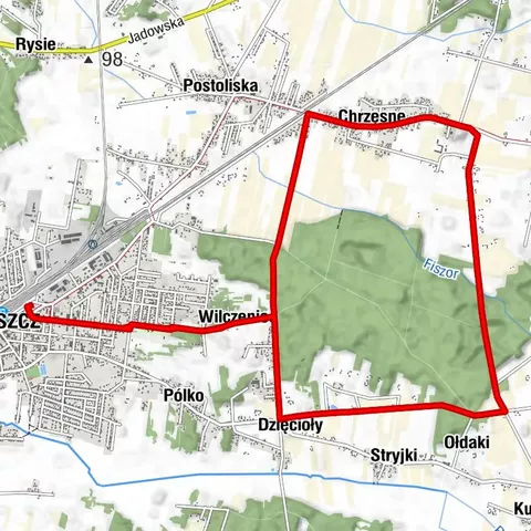 Tłuszcz - Kościół pw. Przemienienia Pańskiego - Wilczeniec - Chrzęsne