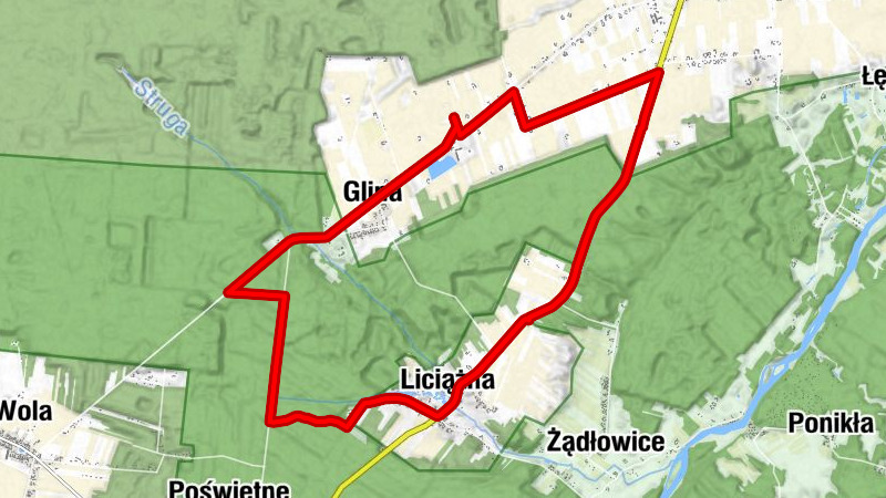 Glina - Czekaj - Liciążna