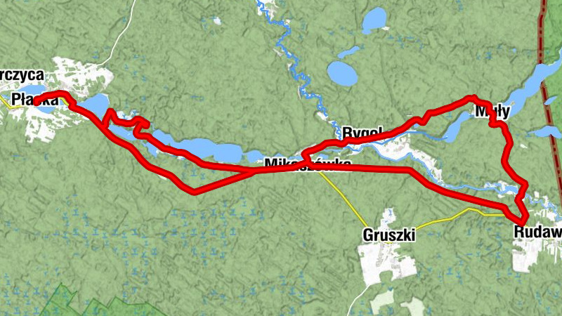 Płaska - Paniewo - Kościół pw. Świętej Marii Magdaleny - Bar Bike