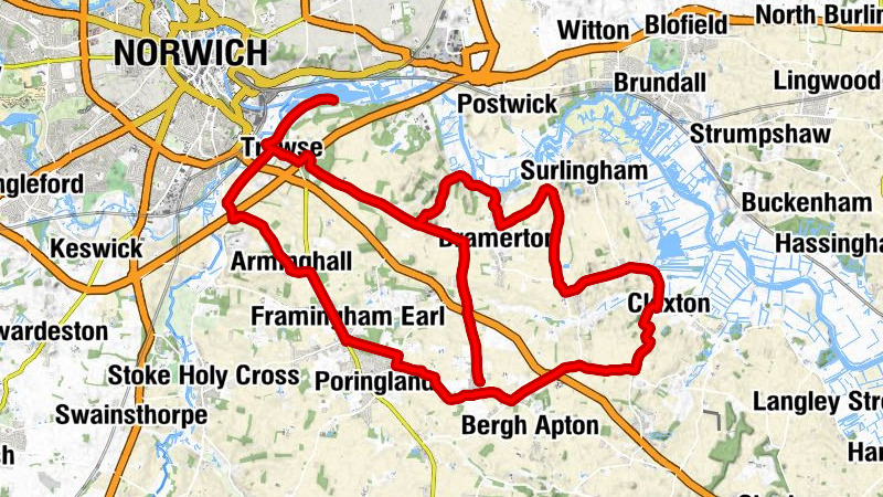 Alpington - Saint Mary's Church - Saint Andrew's Church - Saint Mary