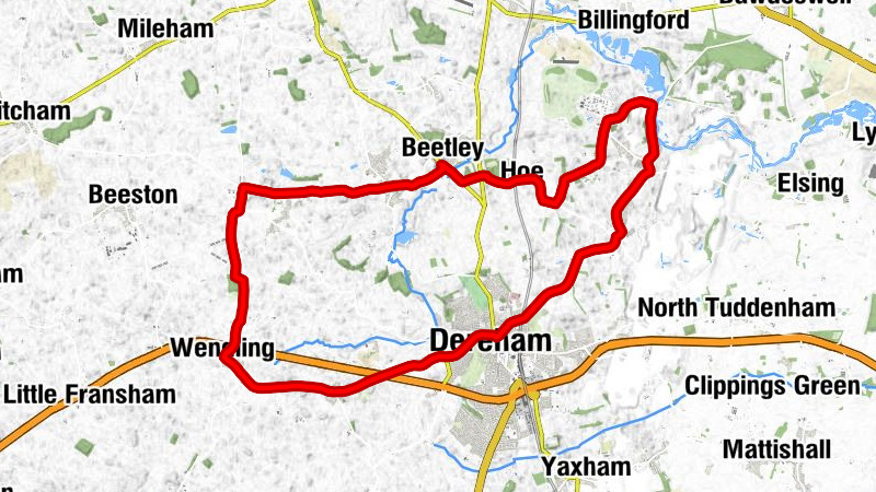 Beetley - Saint Peter and Saint Paul - All Saints' Church - Saint Andrews Church