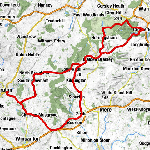 Bruton - Redlynch Cross - Stoney Stoke