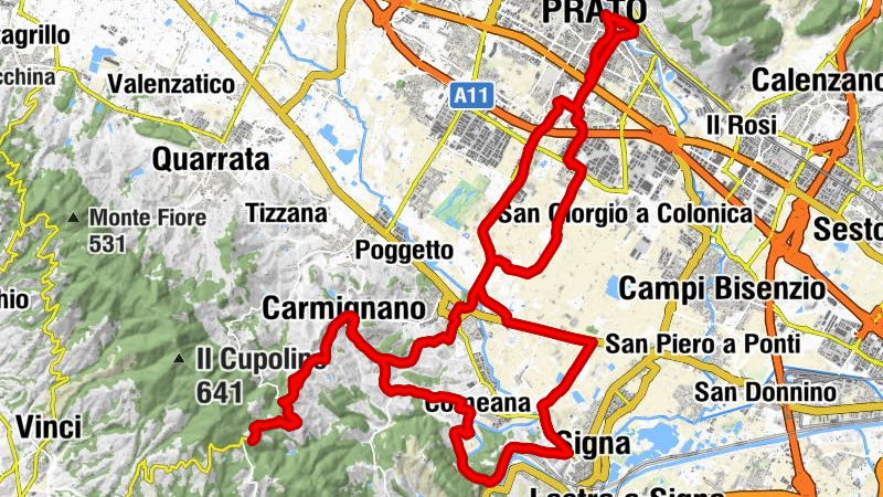 Prato Centrale - Propositura di Santa Maria del Rosario - Propositura dei Santi Michele e Francesco - Chiesa di San Rocco