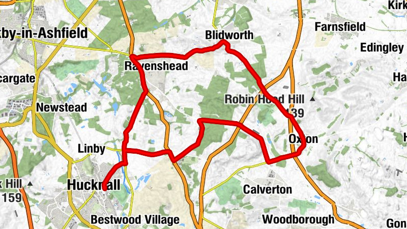 Hucknall - St Peter & St Paul - Blidworth Methodist Chapel - Church of St Mary of the Purification