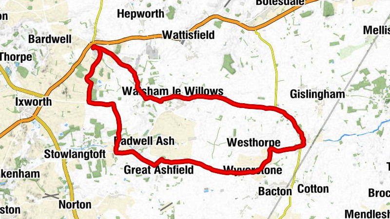 Stanton - St Bartholomew - Walsham le Willows Congregational Church - Stanton Methodist Church