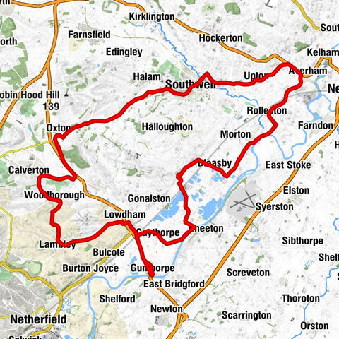 Thurgarton - Methodist Chapel - St Mary's Church - St Aidan