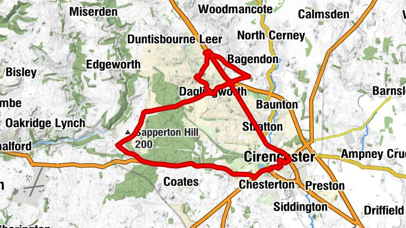 Daglingworth - Duntisbourne Rouse - Cirencester