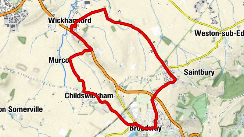 Wickhamford - Bowers Hill - Willersey - Broadway