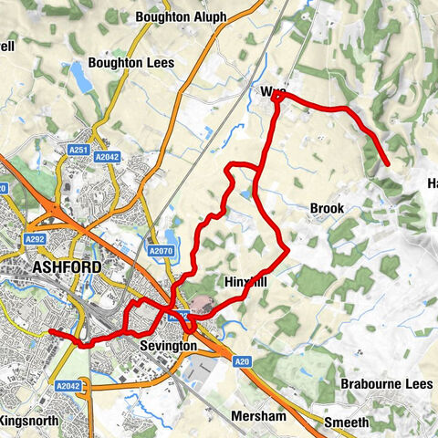 Ashford - St Ambrose - Wye Methodist Church - St. Mary the Virgin, Willesborough