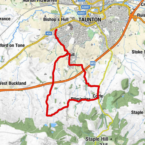 Taunton - Trull - Staplehay - Poundisford