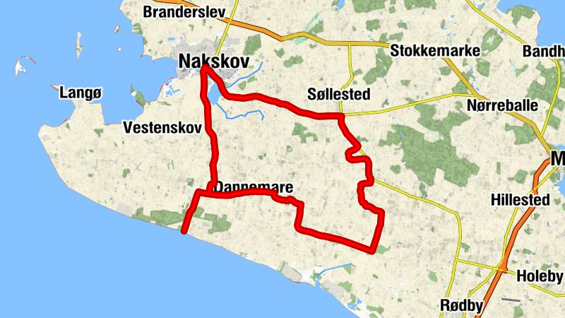 Lolland Kommune - Rudbjerg - Dannemare - Nakskov