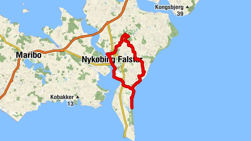 Nykøbing Strandhuse - Strandkirken - Tingsted Kirke - Nørre Ørslev Kirke