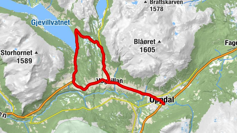 Oppdal - Auna - Aungrenda