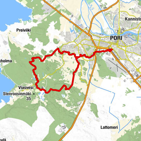 Pori - Tiilimäki - Tervamäki