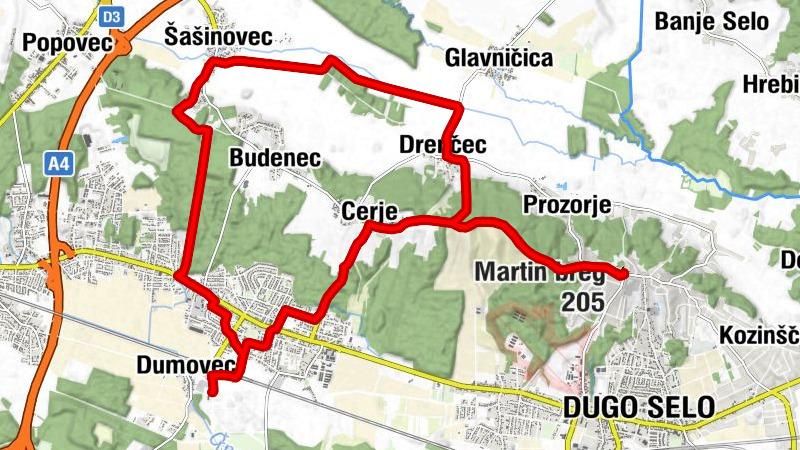 Dumovec - Sesvete - crkva svetog Martina - Martin breg
