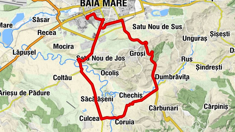 Baia Mare - Chechiș - Săcălășeni