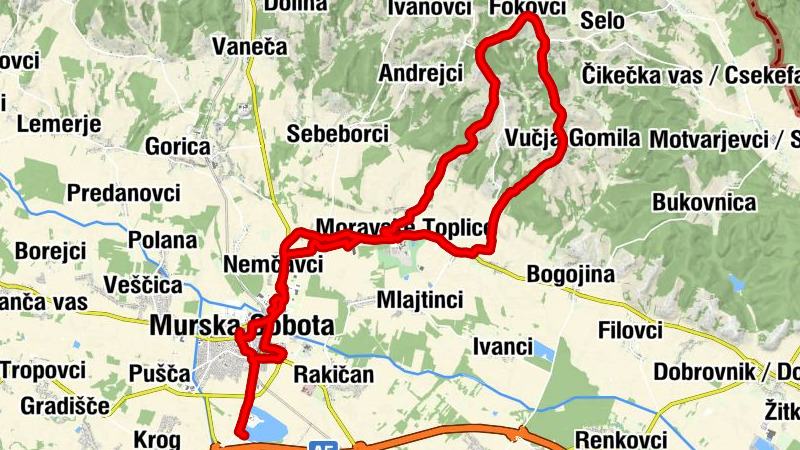 Zeleni Gaj - Kamena gorica - Evangeličanska cerkev - Gomba