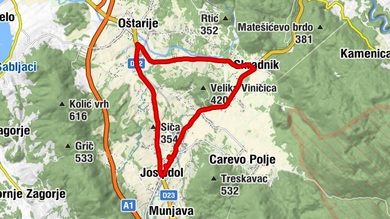 Josipdol - Oštarije - Lug Oštarijski - crkva svetog Josipa