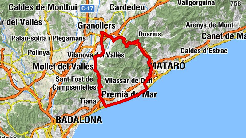El Peix d'Or - Granollers - El Racó d'en Jordi - Coll de Parpers
