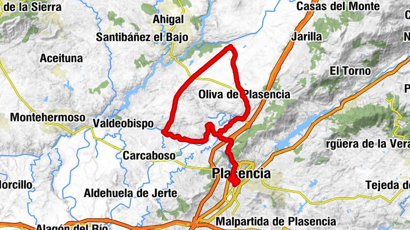 Plasencia - San Lázaro - Oliva de Plasencia