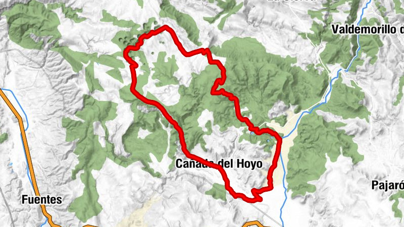 Cañada del Hoyo - La Venta de los Montes - Alto de los Bonacheros