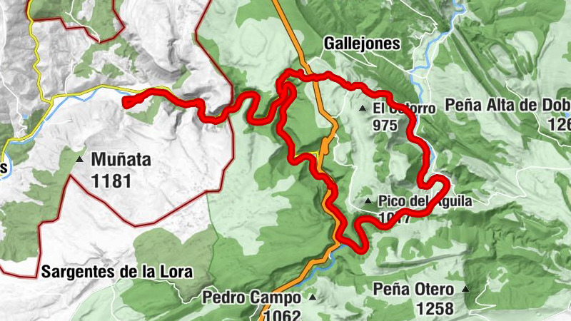 Calderarrota - Humilladero - Castillo de Orbaneja - Quintanilla-Escalada