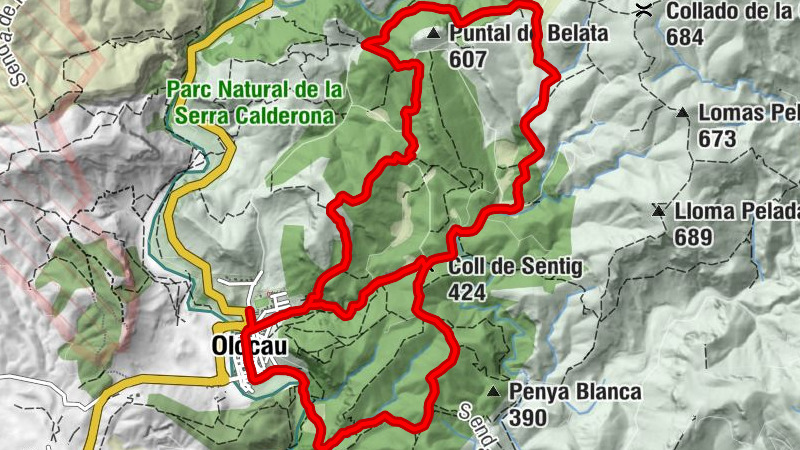 L'Arquet - Olocau - Coll de Sentig - Església de la Mare de Déu del Rosari