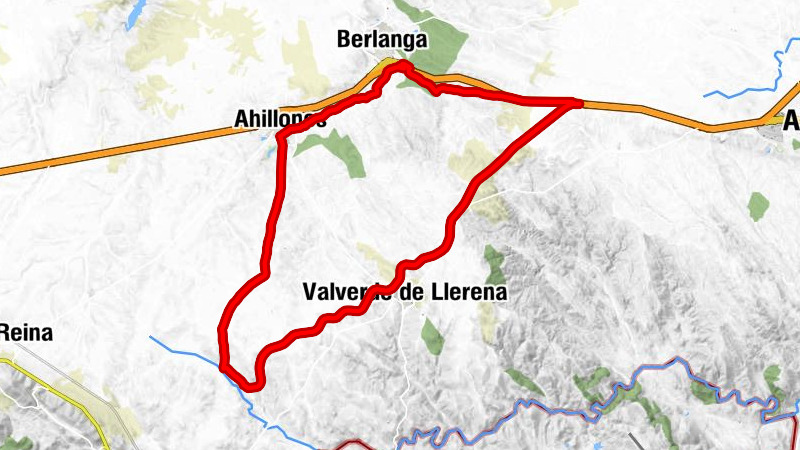 Valverde de Llerena - Ahillones - Berlanga