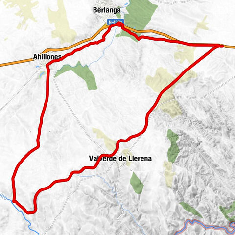 Valverde de Llerena - Ahillones - Berlanga