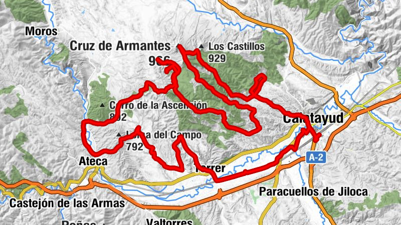 Calatayud - Maño Maño - Armantes - Cruz de Armantes