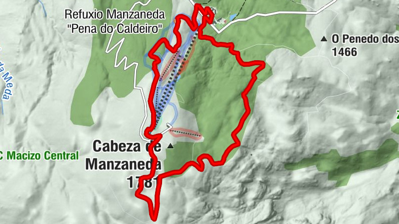 Somoza - O Munxidoiro Grande - Refuxio Manzaneda "Pena do Caldeiro"