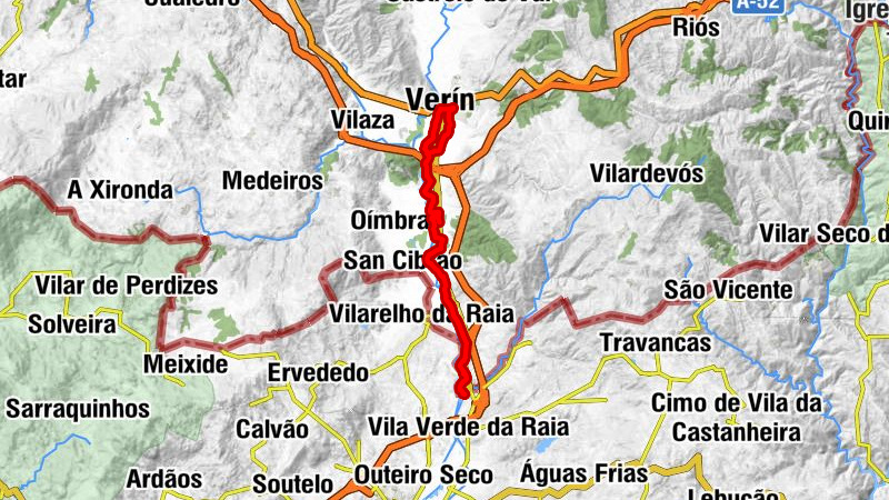 Verín - A Facuca - Queizás - O Terrón
