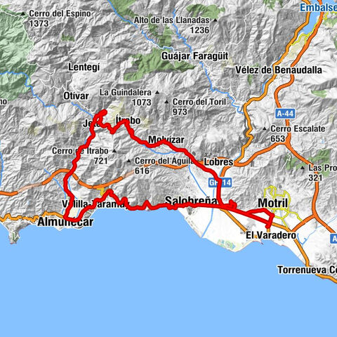 Motril - La Cumbre - Almuñécar - Salobreña