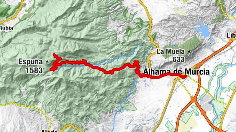 Alhama de Murcia - Jarro de Oro - Cabezo del Aire