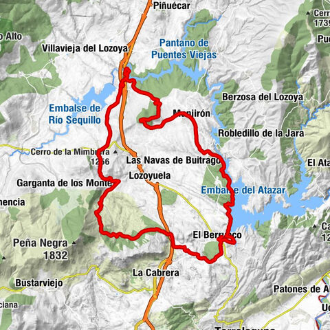 Buitrago del Lozoya - Restaurante El Tascón - El Cuadrón - Pradera del Amor