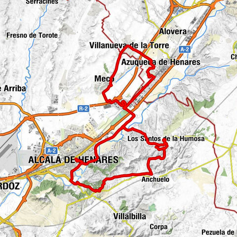 Villanueva de la Torre - Azuqueca de Henares - Alcalá de Henares - Meco
