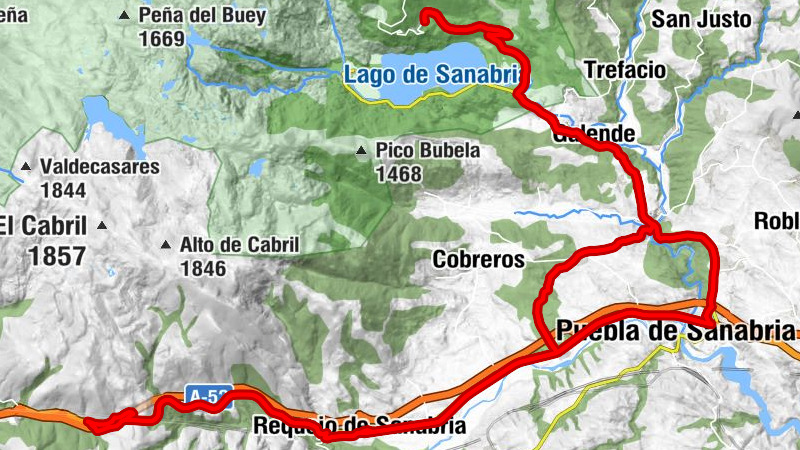 Monasterio de San Martín de Castañeda - Ermita de Guadalupe - Igrexa de Santa María de Padornelo - San Martín de Castañeda