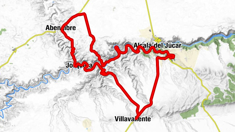 Abengibre - Jorquera - La Recueja - Villavaliente