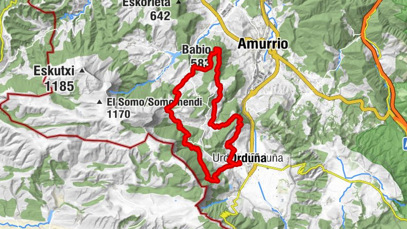 Orduña - Atxondo - Babio - Urramendia
